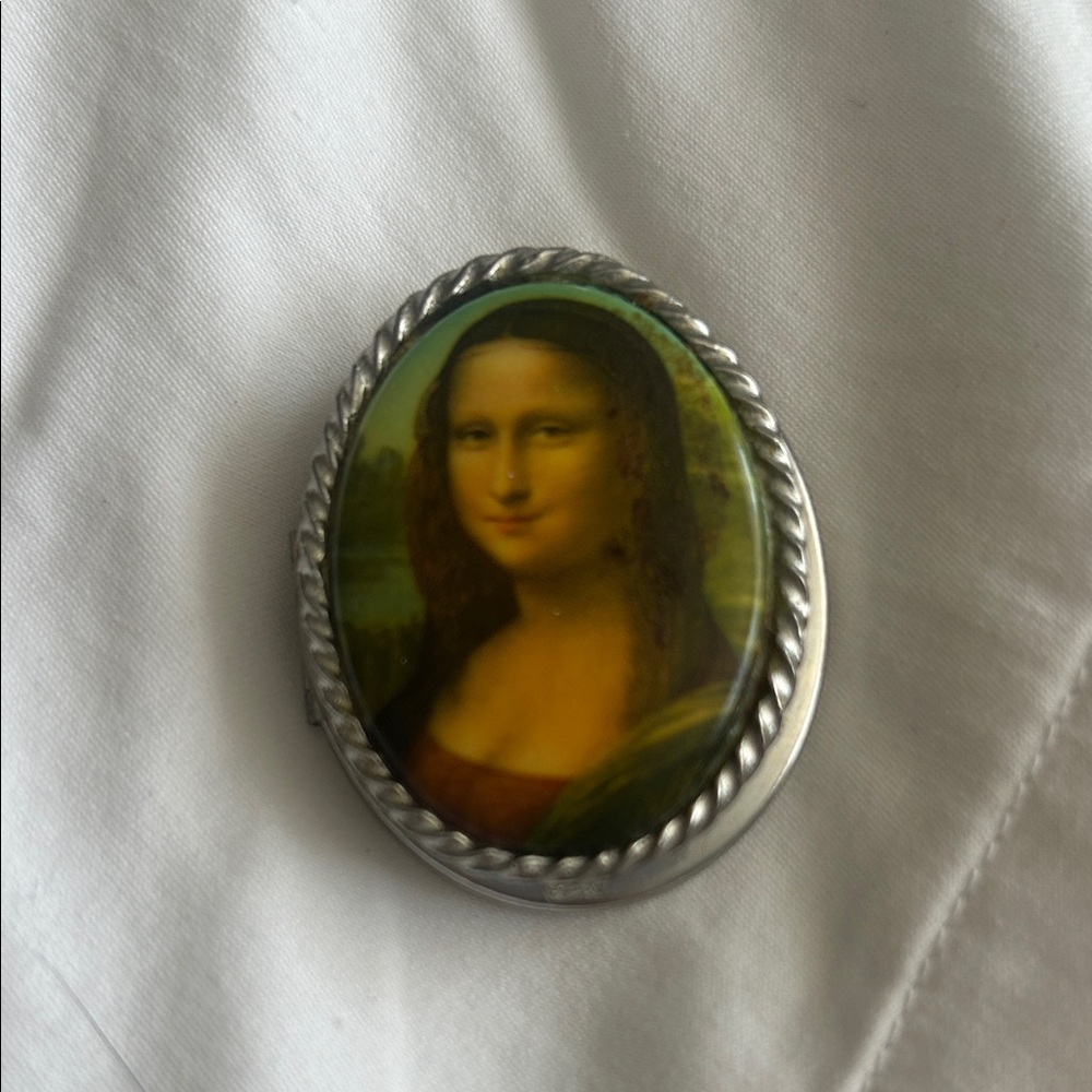 Vintage Silver Oval Locket